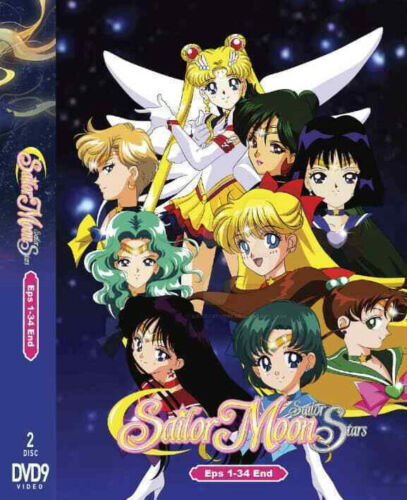 Sailor Moon Seasons 5 (Sailor Stars) DVD - English Dubbed DVD