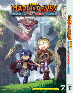 Made In Abyss Season 1+2(Vol.1-25 End)+3 Movies - Anime DVD with English Dubbed DVD