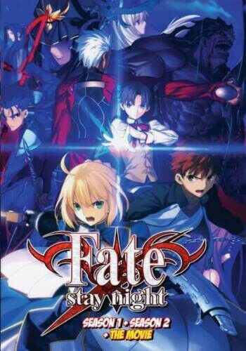 Fate/stay night Season 1-2 + Movie - Anime DVD - English Dubbed DVD