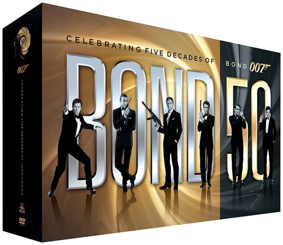 BOND 50 COMPLETE JAMES BOND DVD BOX SET INCLUDES ALL 23 MOVIES