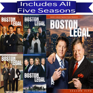 Boston Legal Seasons 1-5 DVD Set