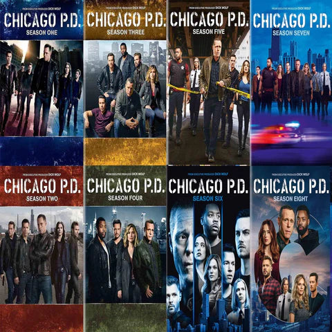 CHICAGO PD DVD SEASONS 1-8 Complete Series DVD