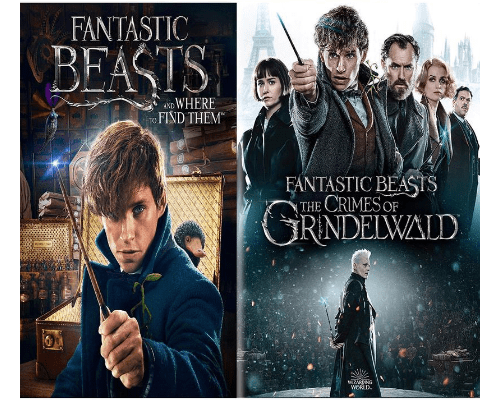 Fantastic Beasts 1 & 2 Movies DVD Set