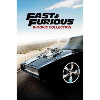 Fast & Furious DVD Series Movies 1-8 Box Set