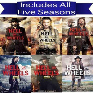 Hell on Wheels TV Series Seasons 1-5 DVD Set