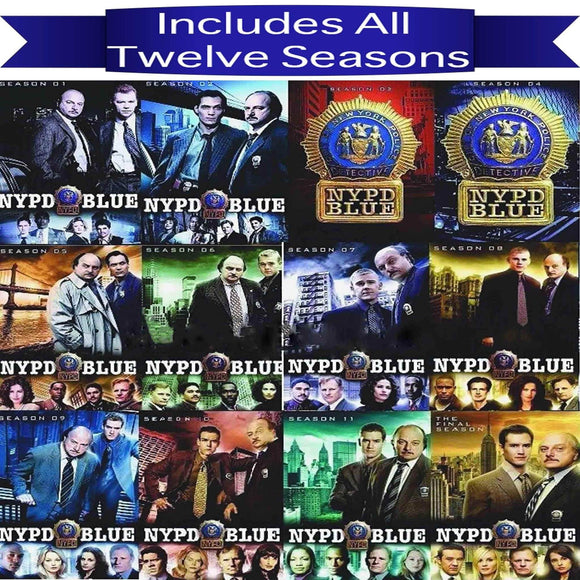NYPD Blue TV Complete Series DVD Set - Season 1-12