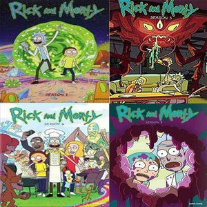 Rick and Morty TV Series Seasons 1-4 DVD Set