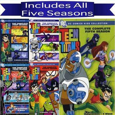 Teen Titans TV Series Seasons 1-5 DVD Set