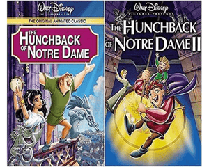 The Hunchback of Notre Dame DVD Series 1&2 Movies Set Include Both Movies