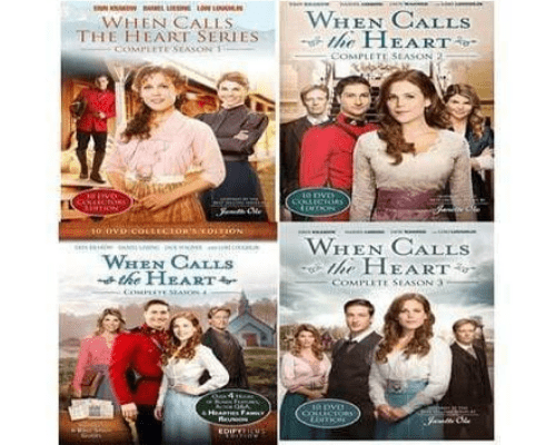 When Calls the Heart TV Series Seasons 1-4 DVD Set